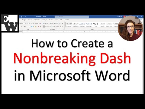 word for mac dashes
